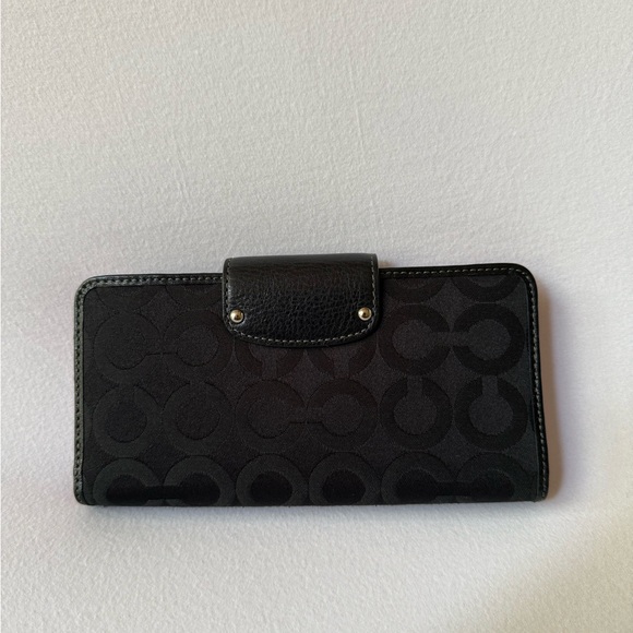 Coach Black Signature Wallet